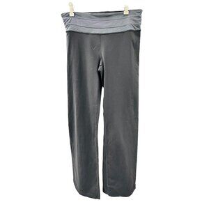 🌸3/$15🌸Black Athletic Pants with Wide Gray Waist Band Medium